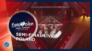 Polska - NA ŻYWO - Tulia - Fire Of Love (Pali się) - Pierwszy Półfinał - Eurowizja 2019