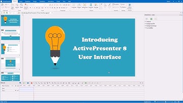 Introduce ActivePresenter 8 User Interface