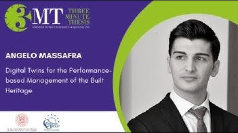 Three Minute Thesis Competition 2023: Angelo Massafra – Digital Twins for the Performance-based...