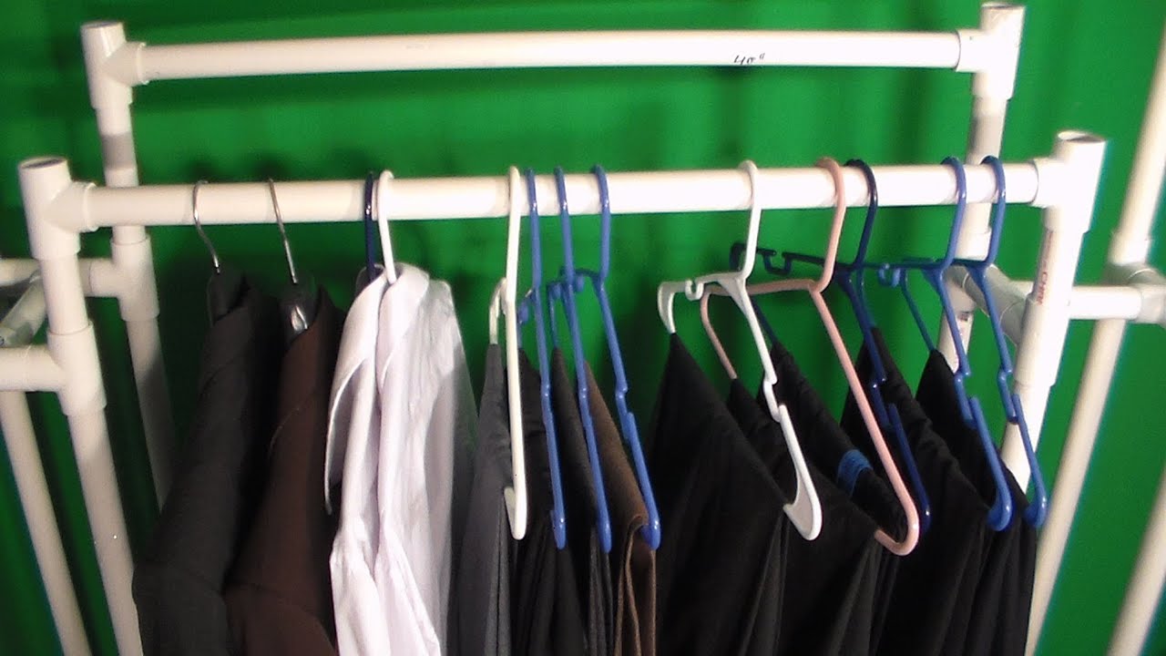 How to make a PVC clothes stand part 2 YouTube