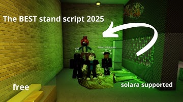 The BEST stand script 2025, free (solara supported) da hood 2025