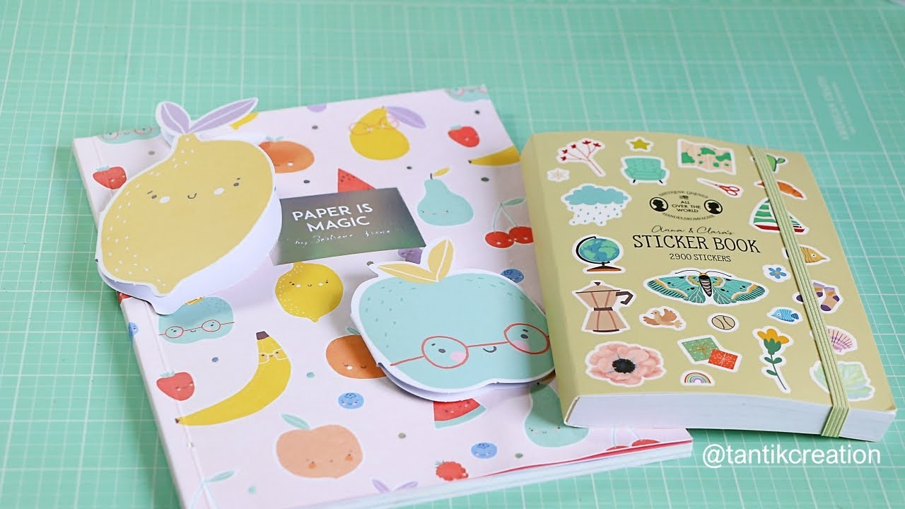 Sostrene Grene Paper is Magic Book And The Sticker book - A Quick Flip Through