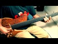 Peace prayer solo piece for  piccolo fretless bass  on a jcr custom bass by jesus rico
