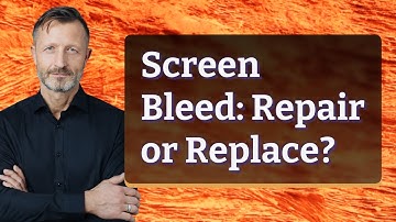 Screen Bleed: Repair or Replace?
