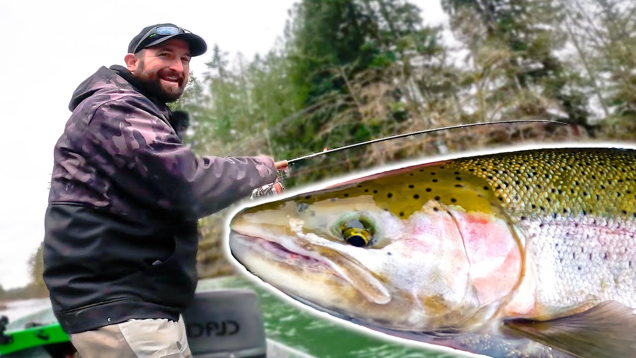 Это изменит ваш подход к рыбалке! (Приключение с поздней зимой на стальноголового лосося)