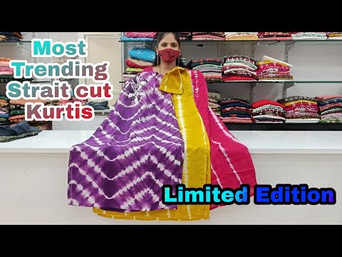 Latest Trending Straight cut Kurtis..
