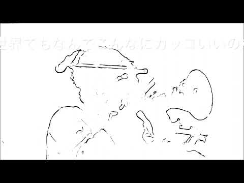 もしkinggnuが白黒のアニメになると#fujirock #kinggnu