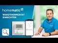 Homematic IP | Wandthermostat anlernen