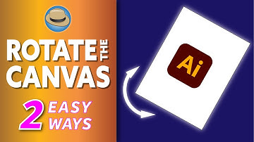 Adobe Illustrator Tutorial: Rotate Artboard 2 ways. Two quick and easy ways to rotate your Canvas.