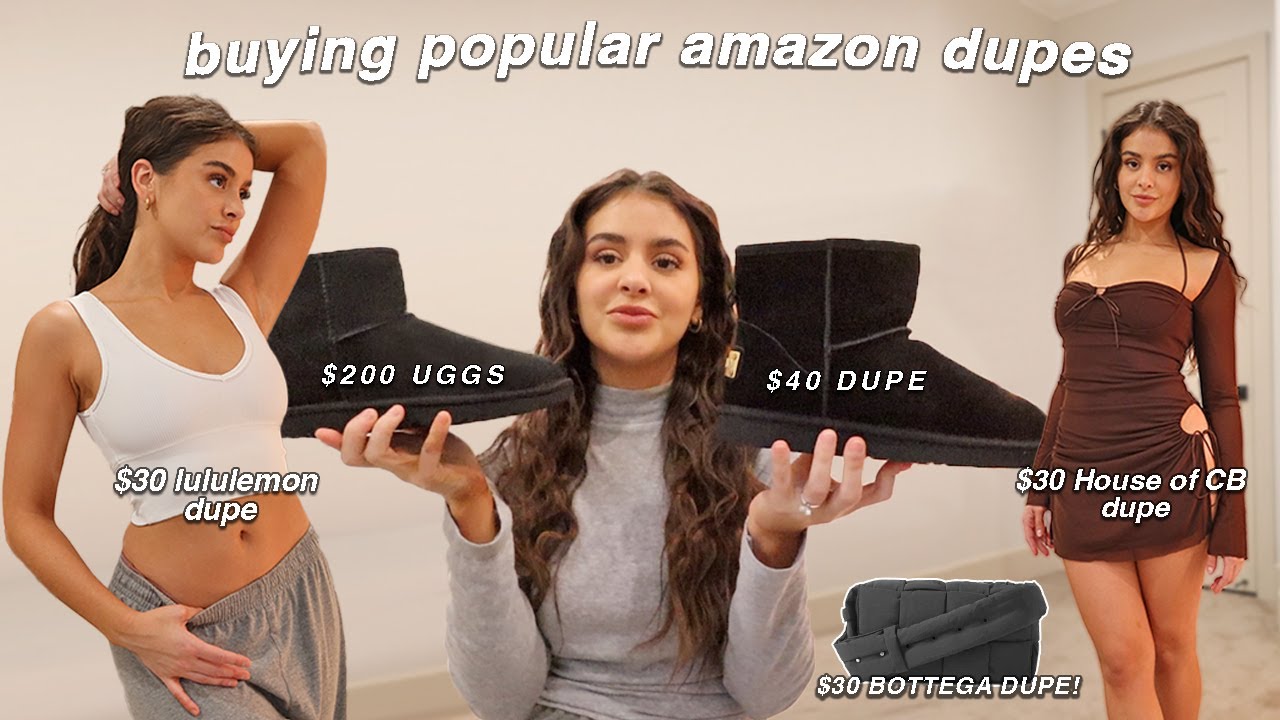I bought EVERY amazon lookalike so you don't have to (vlogmas day 20)