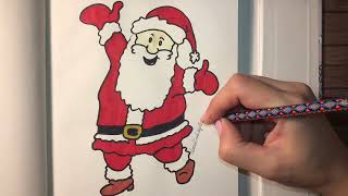 Asan Şaxta Baba Çəkmək How Easy To Draw Santa Claus Yeni Ile Aid Resm Cekmek Drawing Tutorial