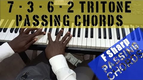Learn 7 - 3 - 6 - 2 Tritone Passing Chords (Dim) On F#