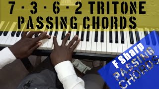 Learn 7 - 3 - 6 - 2 Tritone Passing Chords (Dim) On F