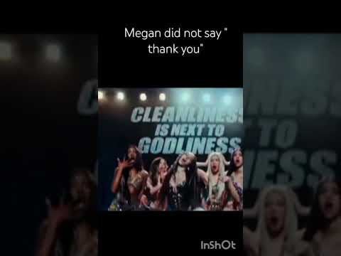 megan surely did not say thankyou