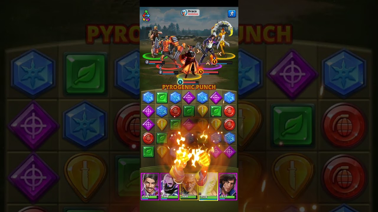 Puzzle Combat: Revenge - JIBZ vs Draco (Invictus)