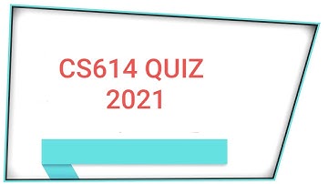 cs614 quiz solved