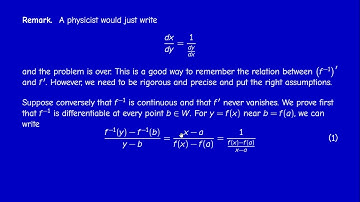 M3302 - Differential Calculus in Banach spaces - Section 5.1 Introduction