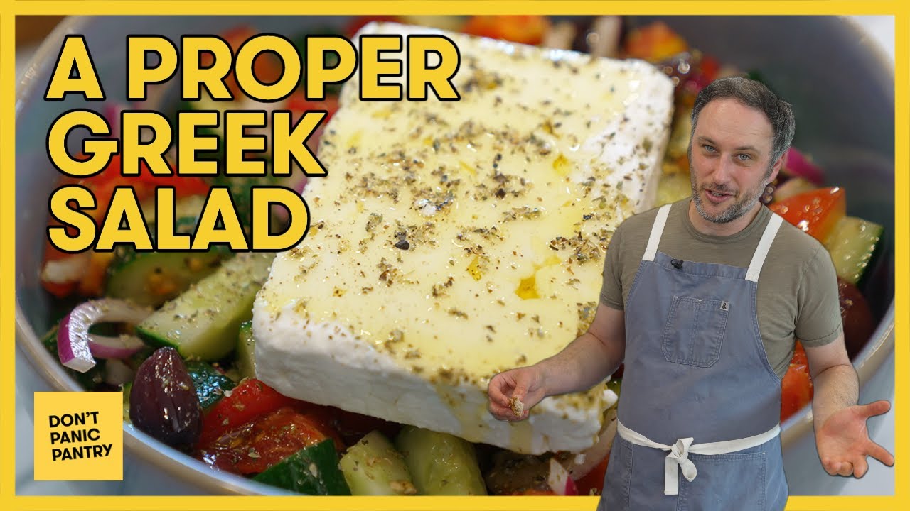 A Proper Greek Salad (No Vinaigrette! No Lettuce!)