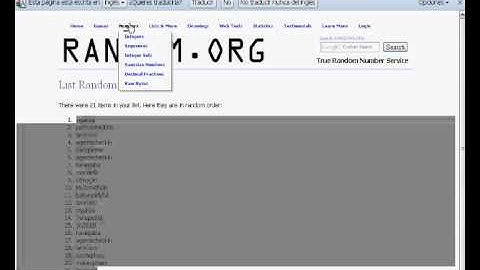 Result of the giveaway by Random.org