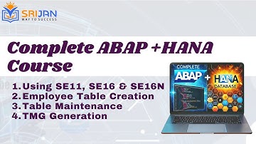 5. Employee Table Creation, Table Maintenance using SE11, SE16, SE16N, TMG Generation
