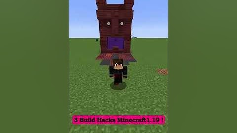 3🔥Build Hacks Minecraft1.19 ! #shorts