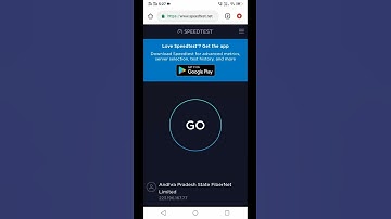 Ap fibernet Speed Test