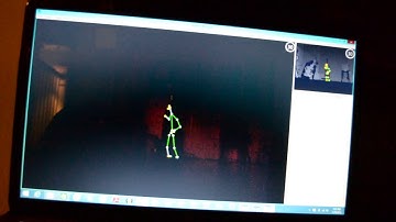 Kinect Flaws in ghost hunting - in the dark #2