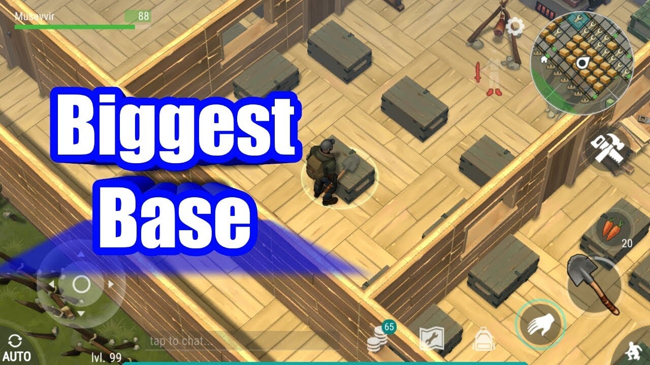 My Biggest base and chests !! Updated Last day on earth Survival