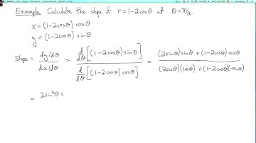 Multivariable calculus 1.2.2: Slope and area in polar coordinates