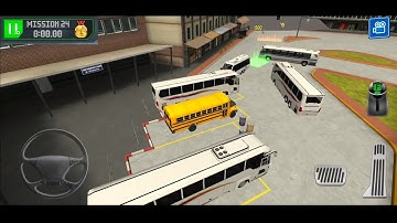 Bus station learn to drive (Mission 23 & 24) || Android gameplay #game