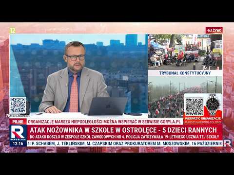 Atak nożownika w Ostrołęce - dzieci rannych! | A. Klarenbach