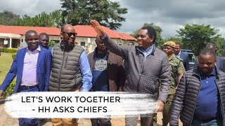 President HH meets with CHIEFS in Chinsali District ,  Muchinga Province