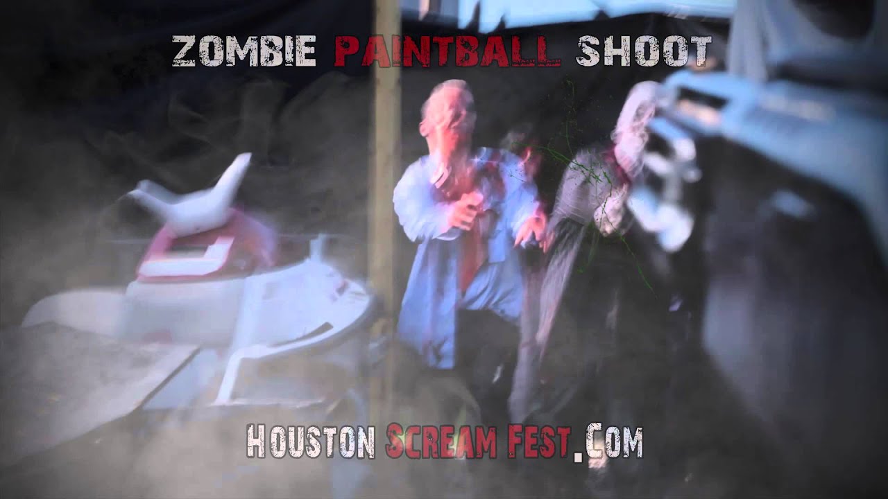 Houston ScreamFest Zombie Paintball Shoot Houston Haunted Houses