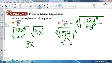 6 2 Multiplying and Dividing Radical Expressions