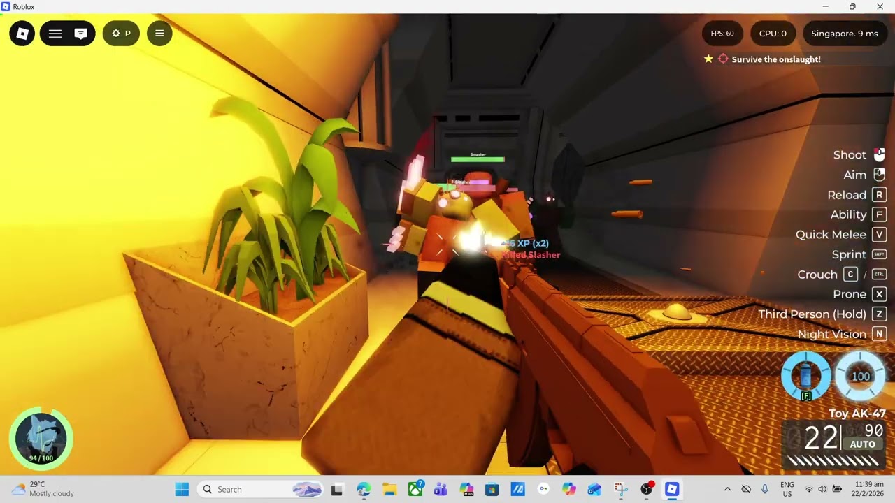 the zombie is on the loose in the lab|roblox zombie stories 2 days later