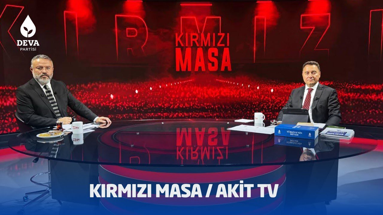 Genel Başkanımız Ali Babacan, Akit TV'de Kırmızı Masa programına konuk oluyor