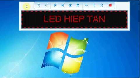 LED HIỆP TÂN   LED player 6 0 hướng dẫn cài LED P10 đơn sắc