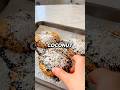 Crispy Coconut Biscuits?! 🥥🍪 Only 3 Ingredients + Chocolate!