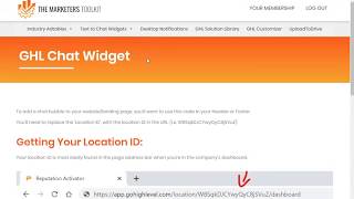 GoHighLevel Chat Widget with Page Detection