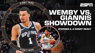 'This is what basketball is ALL ABOUT!' 🗣️ Stephen A. PRAISES Wemby \& Giannis | First Take