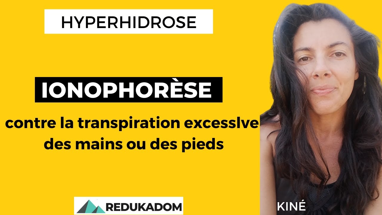 Ionophorèse le traitement de la transpiration des mains et des pieds