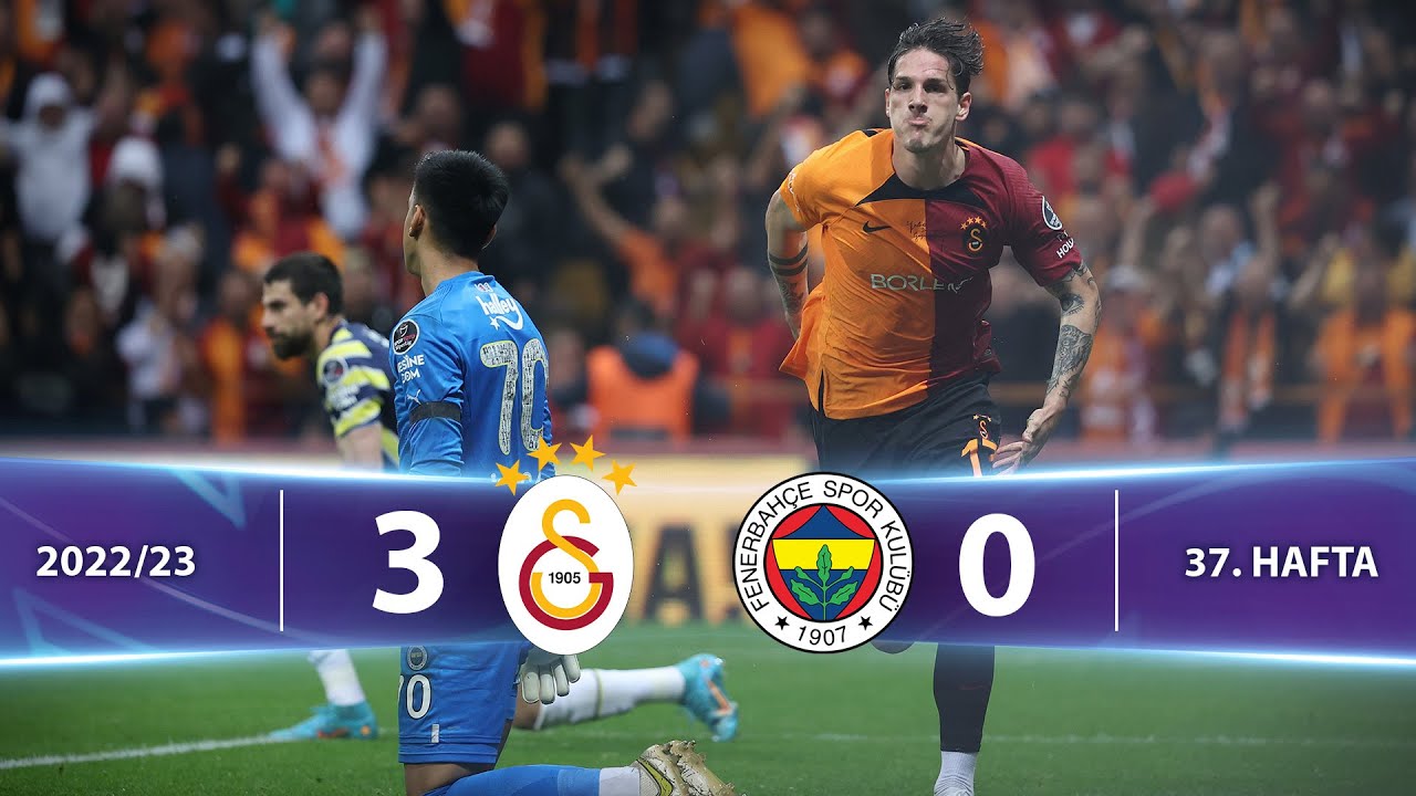 ⁣Galatasaray (3-0) Fenerbahçe - Highlights/Özet | Spor Toto Süper Lig - 2022/23