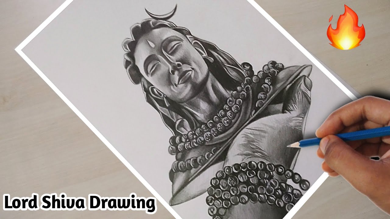 Simple Sketch of Lord Shiva