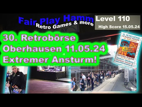 Fair Play Hamm 😍 Eindrücke von der  Retrobörse in Oberhausen Mai 2024😢 Retro Games & More