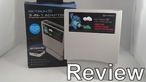 RetroN 5 3-in-1 Adapter for Game Gear & Master System - Video Review