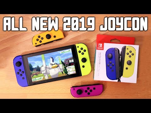 Nintendo Switch Joy-Con Pair, Neon Blue & Neon Yellow