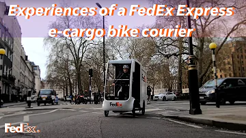 Experiences of a FedEx Express e-cargo bike courier