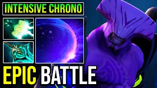 Epic Late Game Chrono Faceless Void Vs Max Slots Anti Mage Dota 2