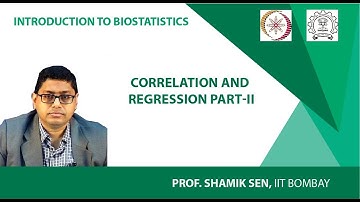 Correlation and Regression Part-II