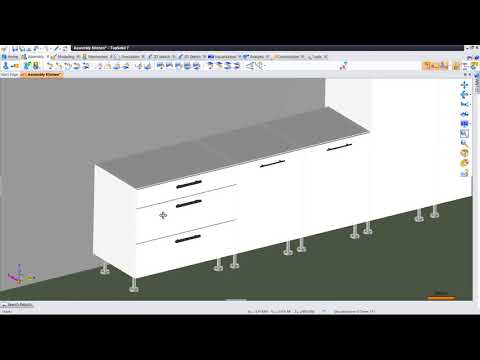 TopSolid 2017 - Assembly - Global and local component substitutions